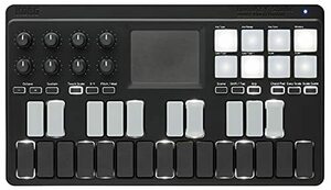 KORG 定番 USB/ワイヤレス オールインワン モバイルMIDIキーボード nanoKEY Studio 音楽制作 DTM A4サイ　(shin