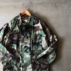 Tru-Spec BDU ジャケット Woodland カモフラ 迷彩 リップストップ コットン100% ミリタリー シャツ