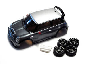 京商 Mini-z ミニッツ ミニクーパーS MINI COOPER-S JCW GP メタリックグレー MZP127GR