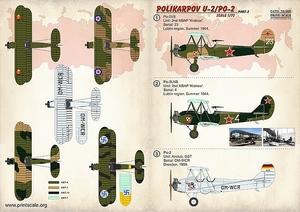 プリントスケール 72-366 1/72 ポリカルポフ U-2/PO-2 Part2