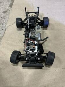 (M1)京商 KYOSHO エンジンラジコン アルミシャーシ 現状中古品