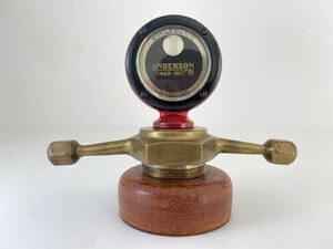 Anderson car co. Coach Built6 Boycemotometer radiator cap with dog bone handle 1920s アンダーソン コーチビルト6 ボイスモトメーター