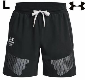 【新品】アンダーアーマー（UNDER ARMOUR）アーマープリント ウーブンショーツ（トレーニング/MEN）サイズL