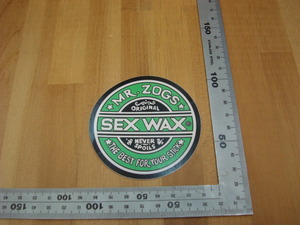 新品 SEX WAX CIRCLE STICKERS（セックスワックスサークルステッカー） 7.5cm グリーン①・・２