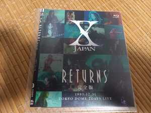 X JAPAN RETURNS 完全版 1993.12.30 TOKYO DOME 2DAYS LIVE Blu-ray　同封可能