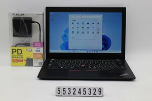 Lenovo ThinkPad X280 Core i5 8350U 1.7GHz/8GB/256GB(SSD)/12.5W/FWXGA(1366x768)/Win11 キー文字消え 【553245329】