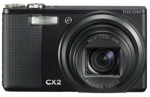 RICOH デジタルカメラ CX2 ブラック CX2BK(中古品)