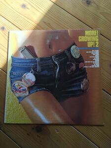 絶版 モア グローイング・アップ 2 歌詞カード付き LP MORE! レコード