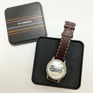 ◆【ジャンク品】FOSSIL フォッシル JR-7629 ROAD TRIP Collection baseball watch 腕時計 ヴィンテージ 現状品 (E1)N/G60508/4/0.1