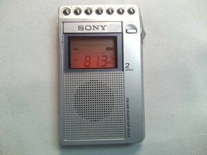 SONY 　FM/AMポケットラジオ ICF-R353　★動作品！難あり