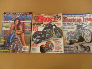 (56261)The Horse・HOT BIKE・American Iron　ホットバイク　アメリカンアイアン　海外雑誌　まとめて　3冊セット　USED