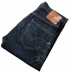 ■ LVC LEVIS リーバイス ■ 40s 1947年モデル 501XX 47501 ユーズド ペンキ加工 インディゴ デニム W31L33 赤耳 ビッグE