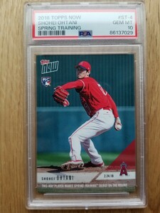 【PSA10】2018 Topps Now Shohei Ohtani Spring Training 大谷翔平 ルーキー カード PSA ドジャース