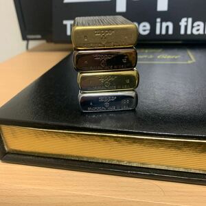 ZIPPO ジッポー ARMOR HEAVY WALL アーマーヘビーウォール SOLID BRASS CHROME COATING ソリッドブラス クロームコーティング 4個セット