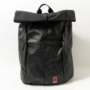 【1円スタート】CHROME クローム バックパック リュックサック ブラック 黒 ナイロン PVC メンズ 大容量 シンプル カジュアル bag 鞄