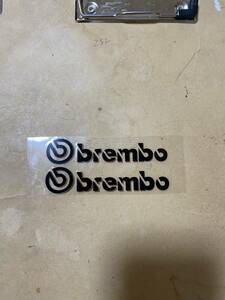 小brembo ブレンボ　キャリパーなど2枚セットカーステッカー