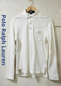 Polo Ralph Lauren ポロラルフローレン 長袖ポロシャツ S /関連: ビジカジ メンズ レディス 古着 細身 襟付プルオーバー Yシャツ RRL 
