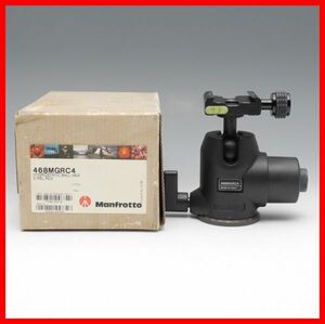 マンフロット 468MGRC4 ハイドロスタッド 自由雲台 Manfrotto アルカスイス クランプに交換済 宅急便正規配送__________Q177