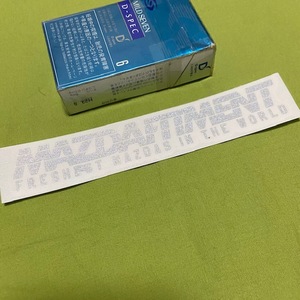 小●V3 ■MazdaFitment.com■抜きステッカー グリッター　USDM デミオ アクセラ アテンザ cx3 cx5 mpv プレマシー マツダフィットメント