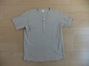 MADE IN JAPAN quadro 100%cotton 日本製 クアドロ カットソー べージュ