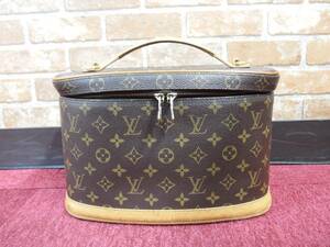 LOUIS VUITTON ルイヴィトン モノグラム ニース M47280 バニティバッグ コスメボックス　/B6837