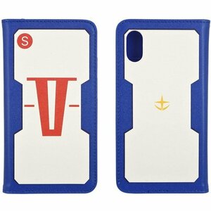 機動戦士ガンダム V作戦マニュアル iPhoneXR (6.1インチ) フリップ カバー ケース 手帳型 カードポケット付