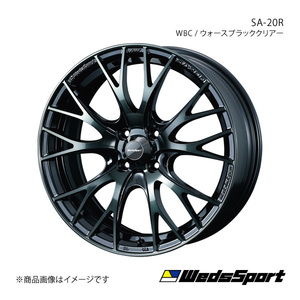 WedsSport/SA-20R クラウンマジェスタ 180系 4WD アルミホイール1本【17×7.5J 5-114.3 INSET45 WBC】0072731