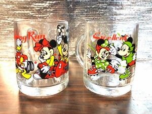 ディズニー 昭和レトロ グラスセット グラス ミッキー ミニー グーフィー コカコーラ コカ・コーラ Disney ミッキーマウス