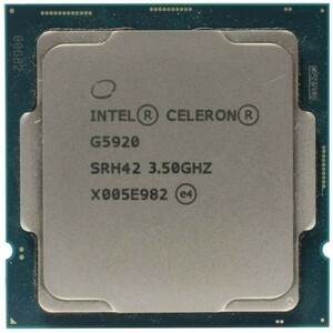 Intel Celeron G5920 SRH42 2C 3.5GHz 2MB 58W LGA1200 BX80701G5920