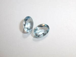 高品質小粒ペアセット!ブルートパーズbluetopaz宝飾用カット未使用 1.15ct 天然石ルース☆　1　カラーパワーストーン色々まとめて処分中!