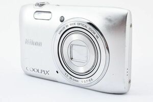 【1円】 Nikon COOLPIX S3600 シルバー ボディ コンパクトデジタルカメラ ニコン クールピクス 本体 中古 動作未確認 ジャンク 94141312