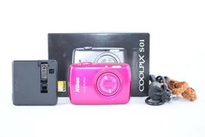 ★超極上★ニコン NIKON COOLPIX S01 ★元箱付き★#M364