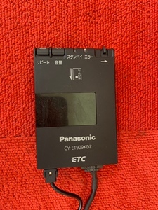 北海道発！！Panasonic パナソニック ETC CY-ET909KDZ アンテナ分離型 音声案内 動作確認済 売切！！レターパック発送 全国一律520円！！