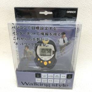 △おそらく未使用品 OMRON オムロン Walking style ヘルスカウンター HJ-710T 歩数計 健康グッズ ヘルスケア 通電確認済△G73433