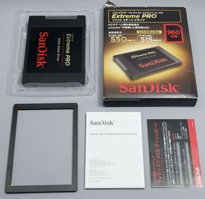 SanDisk Extreme Pro SSD 960GB　MLC　2.5インチ SATA6Gbps SDSSDXPS-960G-J25