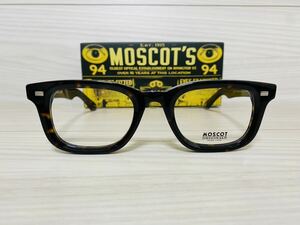 MOSCOT モスコット★メガネフレーム★KLUTZ★伊達眼鏡 ウェリントン スクエア 鼈甲柄★未使用 美品★