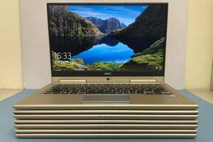 中古ノートパソコン ４台セット ★Windows10★NEC Core i5-7200U/タッチサポート/@2.71GHz/8GB/M.2 128GB/13インチ以上★