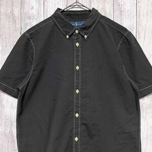 ラルフローレン Ralph Lauren チェックシャツ 半袖シャツ レディース ワンポイント コットン100% XLサイズ （18‐20）3‐403