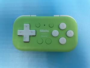 8BitDo Micro BluetoothゲームパッドポケットサイズミニコントローラSwitch、Android、Raspberry Pi用、キーボードモード対応 (Green)