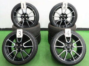 4本 トヨタ アクア G’s 純正 17インチ 6.5J +41 スタッドレス BRIDGESTONE ブリザック 195/45R17 平面座 ヤリス ヴィッツ iQ タイヤおまけ