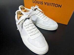 美品 ヴィトン 9 LOUIS VUITTON ♯MS0129 モノグラム リヴォリ コンビレザースニーカー 8546