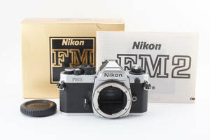 ★☆【動作品・美品】Nikon ニコン NEW FM2 ボディ シルバー　貴重な元箱付き☆★