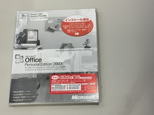 新品 未開封 Microsoft Office Personal Edition 2003