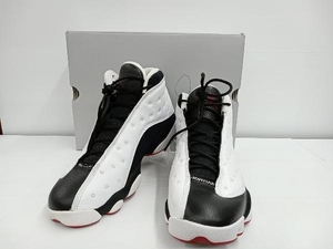 NIKE AIR JORDAN 13 RETRO HE GOT GAME ナイキ エアジョーダン13レトロ ヒーゴットゲーム 414571-104／スニーカー 白×黒 28cm メンズ