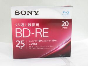 AB 16-1 未開封 SONY ソニー 録画用 ブルーレイ ディスク BD-RE 20枚パック 20BNE1VJPS2 25GB くり返し録画用 地デジ 180分 BS 130分