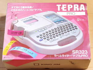 【未使用品】キングジム テプラPRO SR323 TEPRA KING JIM