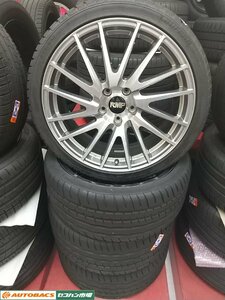 【中古品】マルカRMP　016F　245/35R19タイヤセット