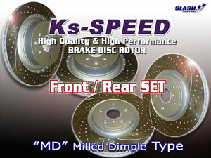 Ks-SPEED ROTOR■[MD前後set：MD6037+MD6008]■MITSUBISHI■GTO■Z15A■TURBO■1994/8～2000/08■Front314x30mm/Rear297x20mm■