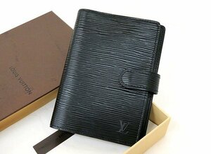 LOUIS VUITTON/ルイ ヴィトン エピ AGENDA アジェンダPM 手帳カバー R20052 ダイアリーノワール 黒