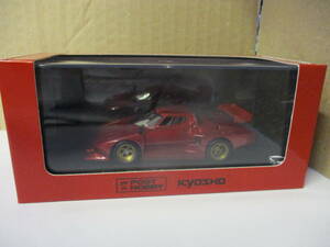 京商 ポストホビー特注 LANCIA STRATOS TURBO GROUP5 メタリック レッド 1976 1/43 No.PS006 ランチア ストラトス ターボ グループ5 KYOSHO